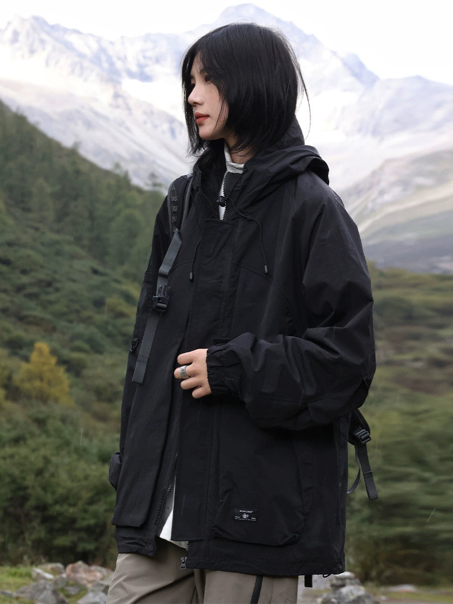Winter loose hooded jacket No.968