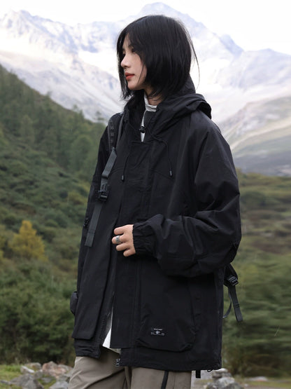 Winter loose hooded jacket No.968
