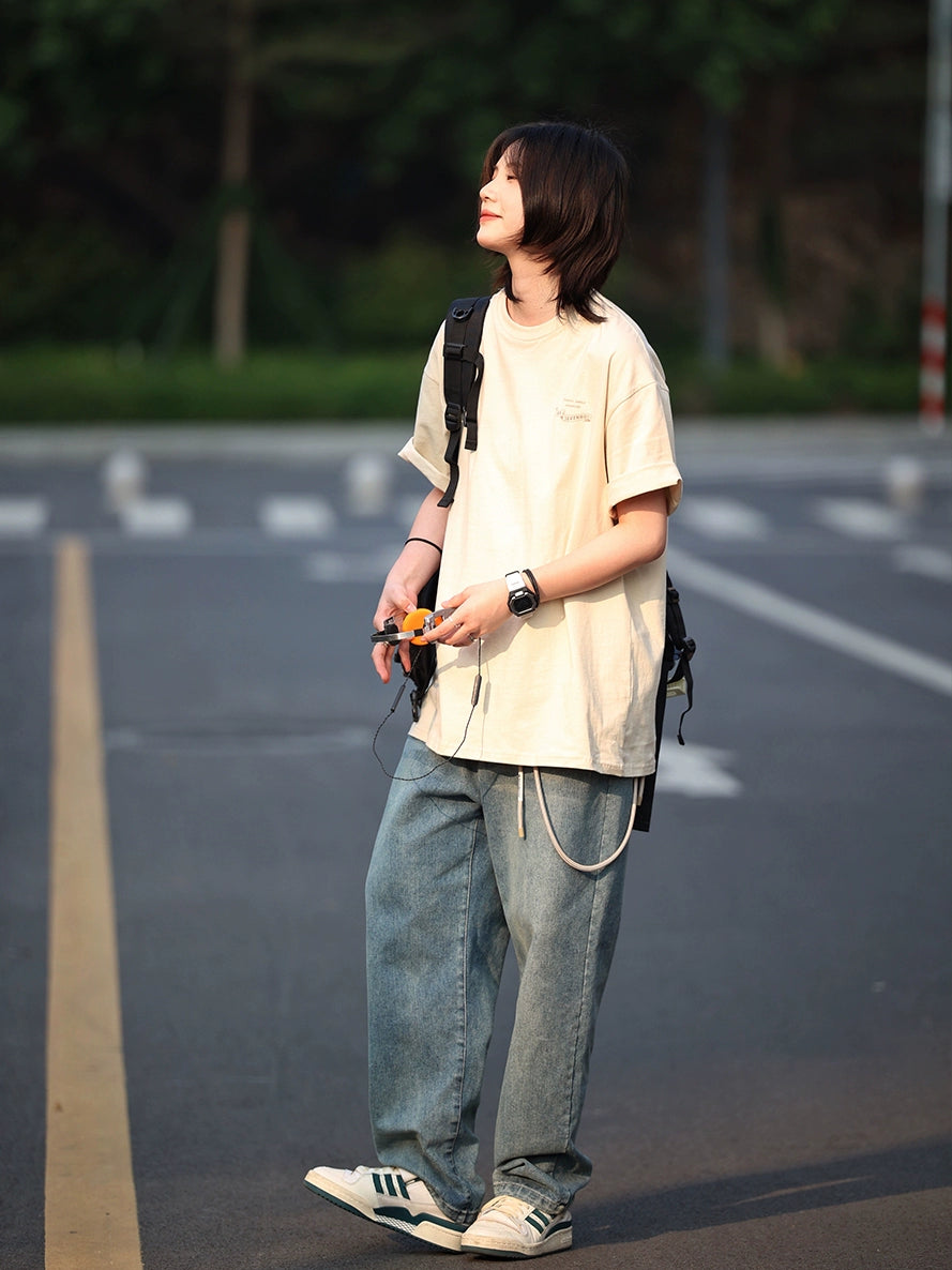 Round neck short sleeve t-shirt No.658
