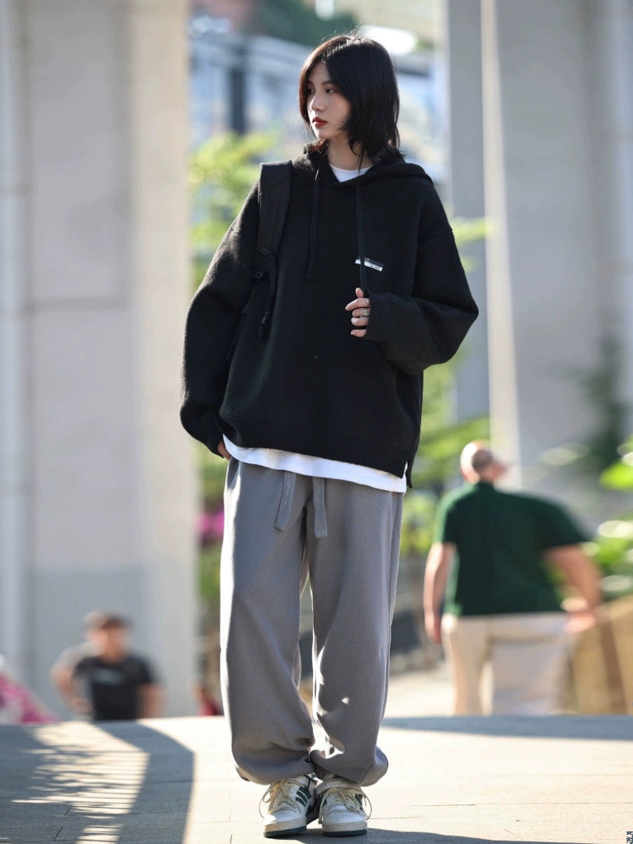 Sweatpants, straight drop wide leg pants, No.1027