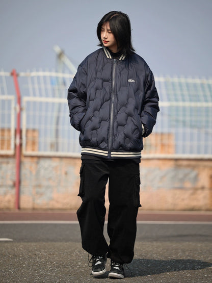 [DUCK DOWN] Baseball collar down jacket No.1123