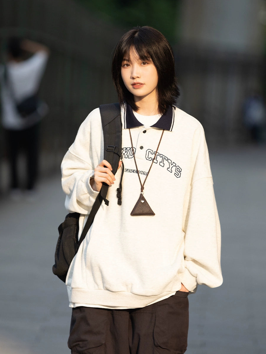 sweatshirt, male polo long sleeve No.98