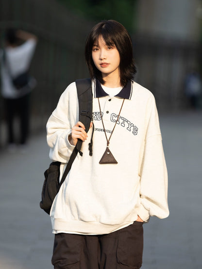 sweatshirt, male polo long sleeve No.98