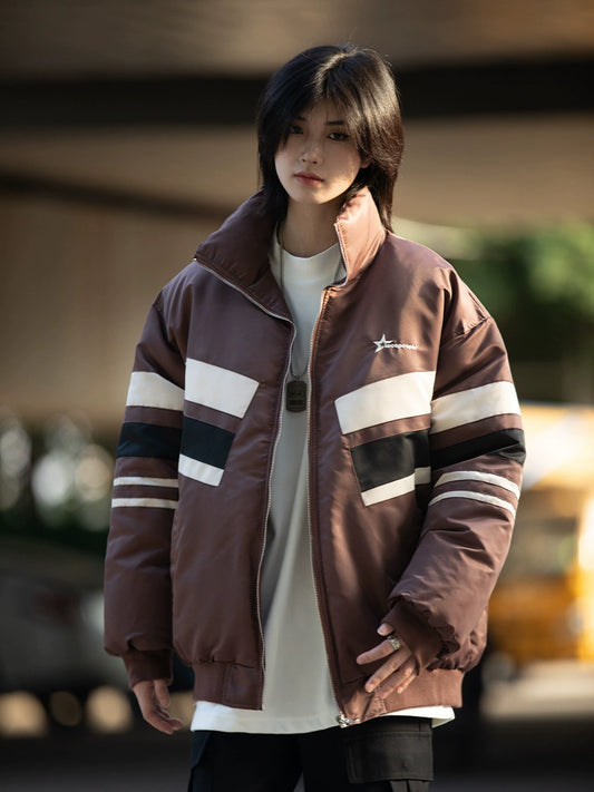 Loose warm bread jacket, puffer No.1109