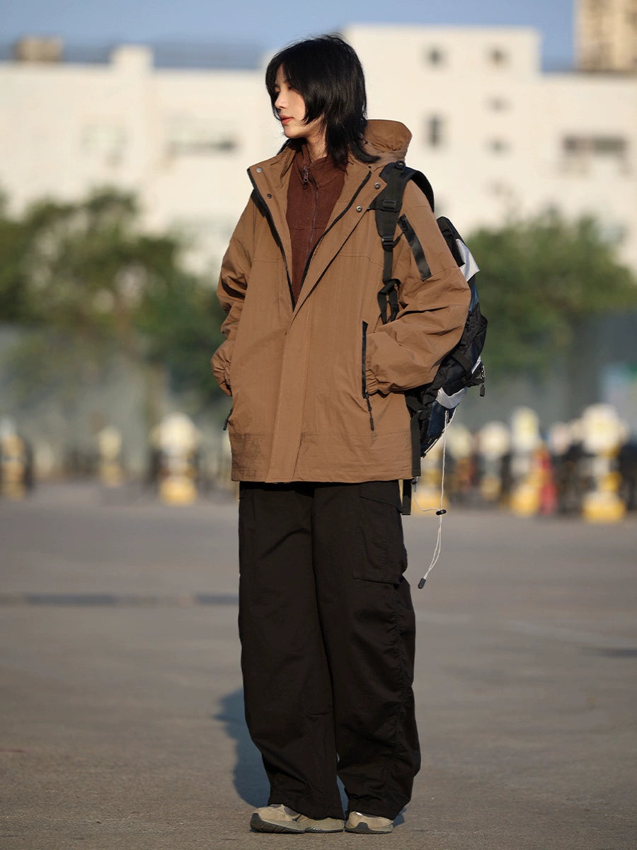 2in1 winter outdoor mount jacket with detachable fleece No.1137