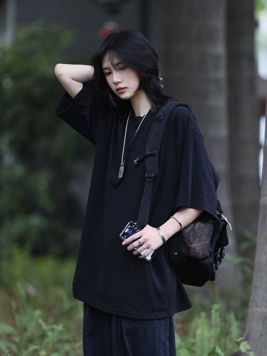 short-sleeved oversize t-shirt No.380