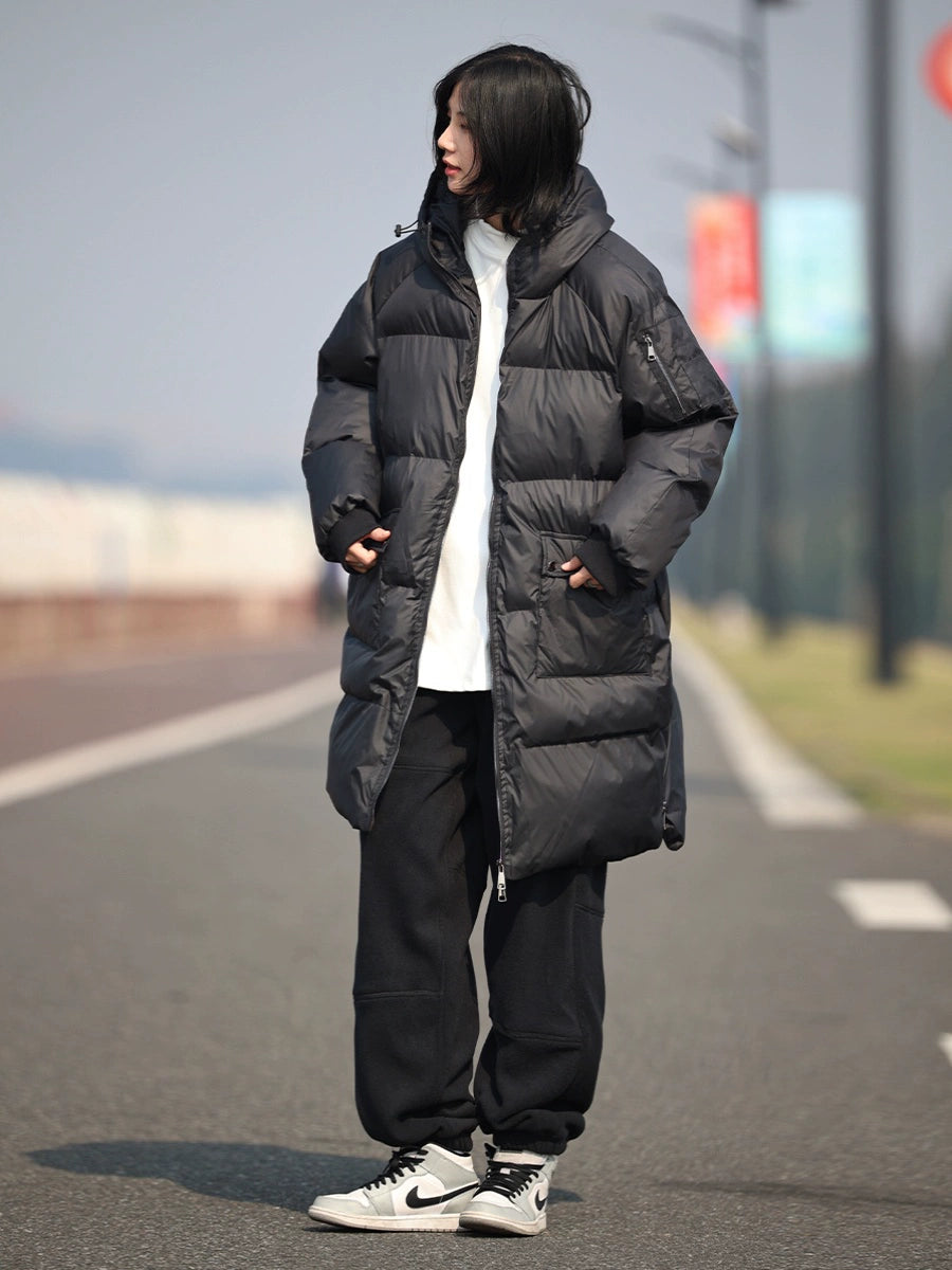 Winter mid-length padded jacket, puffer No.1126