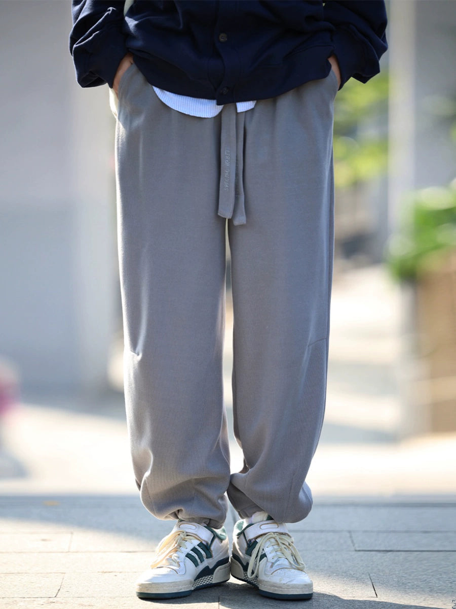 Sweatpants, straight drop wide leg pants, No.1027