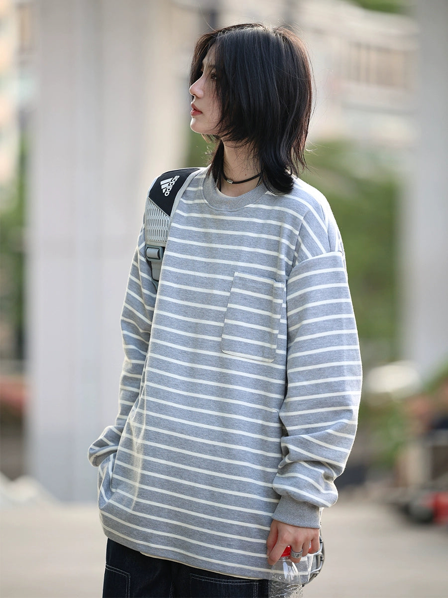 Striped sweatshirt No.805