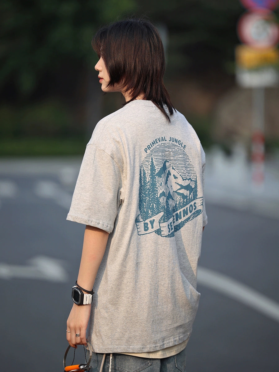 Round neck short sleeve t-shirt No.658