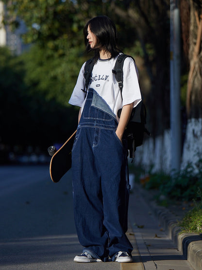 denim overalls workwear jumpsuit No.276