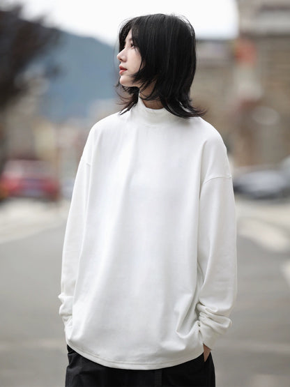 Semi-high neck sweatshirt No.965