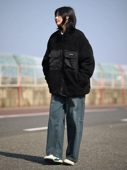Lambswool jacket heavy Fleece jacket No.1073