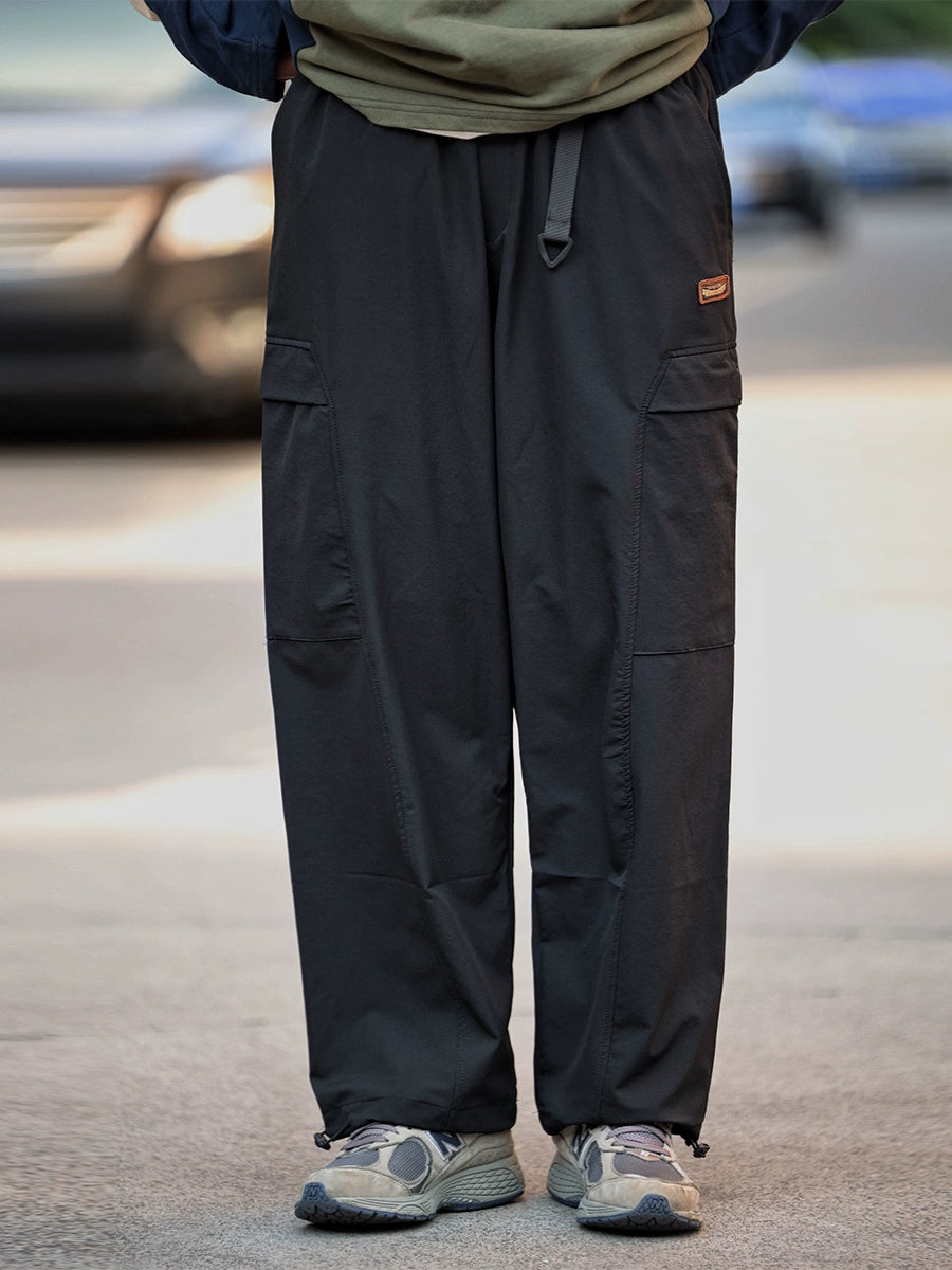 Straight leg slacks cargo pants No.834