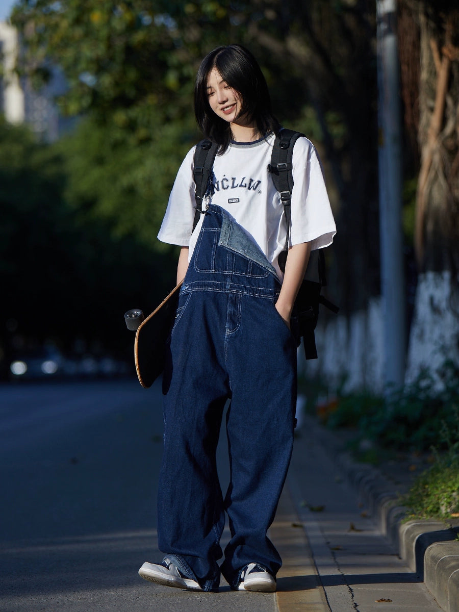 denim overalls workwear jumpsuit No.276