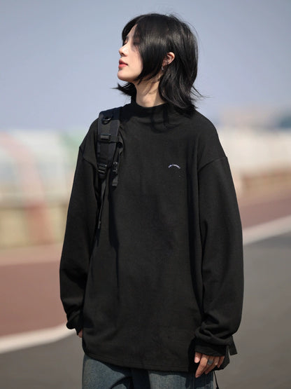 Half-neck knit sweatshirt No.1097