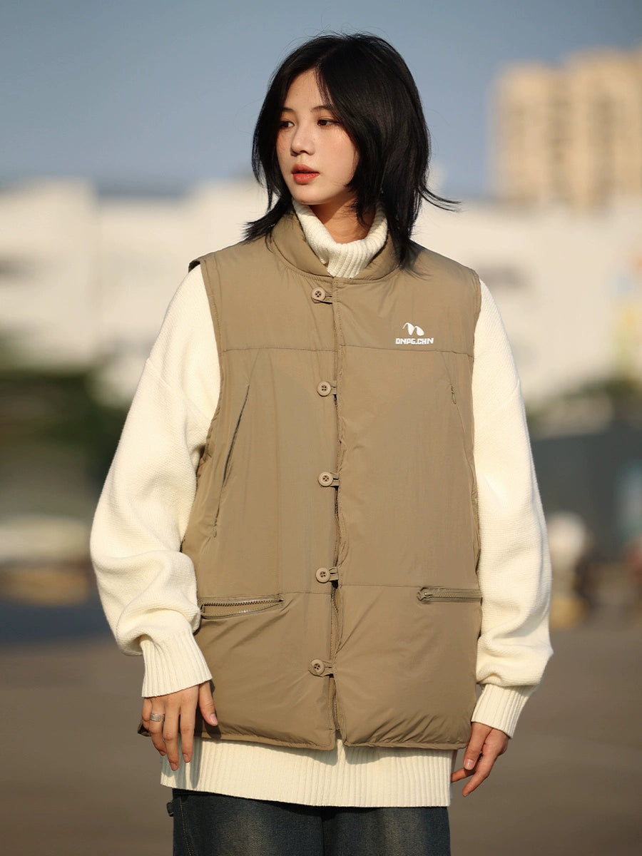 [DUCK DOWN] Down vest loose thickened jackets No.1029