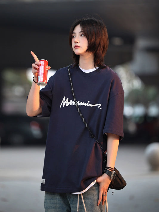 Summer round neck short sleeve t-shirt No.563