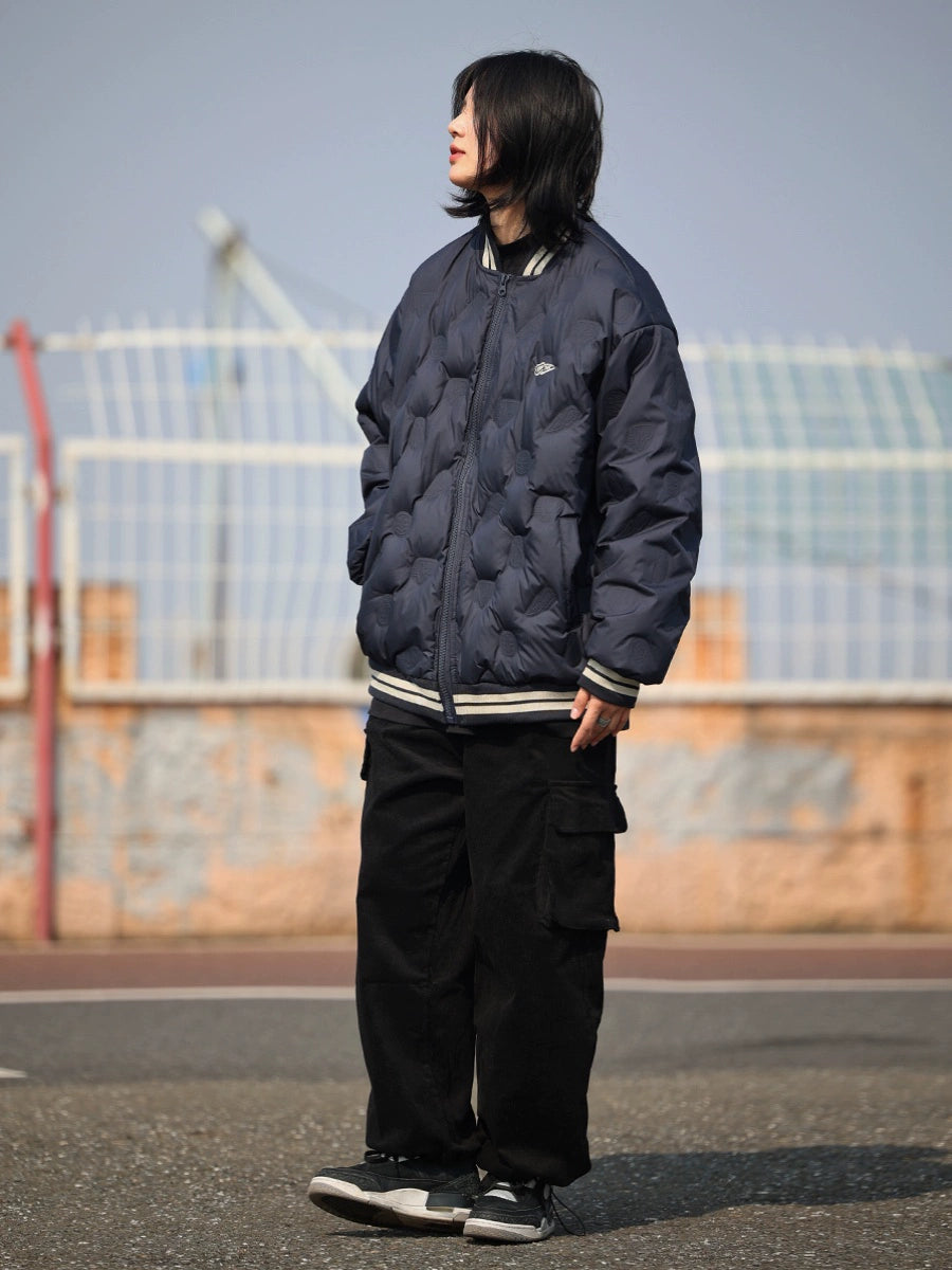 [DUCK DOWN] Baseball collar down jacket No.1123