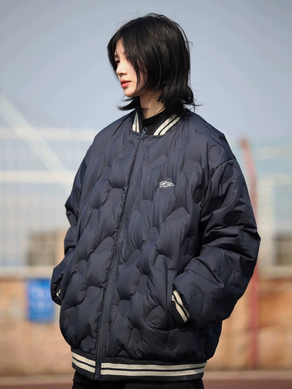 [DUCK DOWN] Baseball collar down jacket No.1123