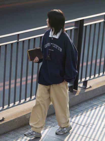 sweatshirt, male polo long sleeve No.98