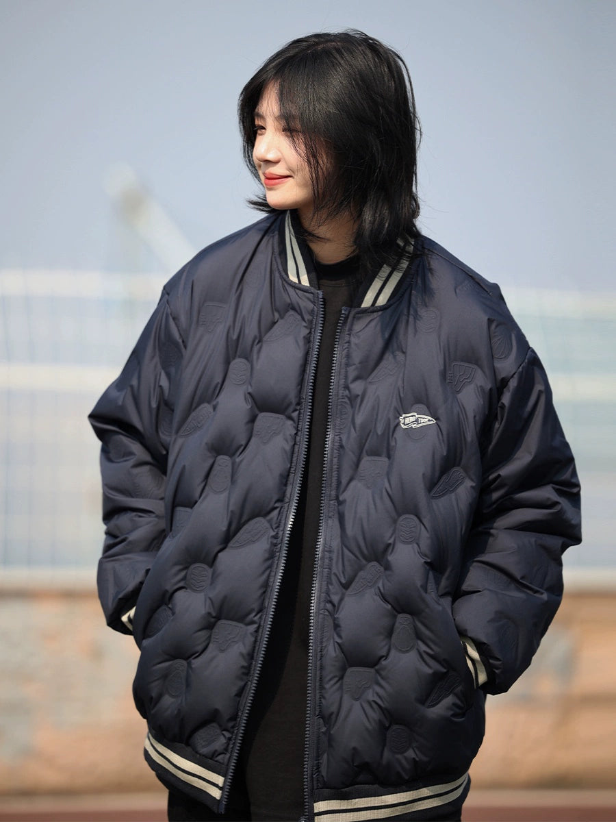 [DUCK DOWN] Baseball collar down jacket No.1123